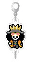 ピクセルワンピース つながるアクリルチャーム ブルック OPK009 ONE PIECE ドット絵 グッズ キーホルダー