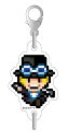 ピクセルワンピース つながるアクリルチャーム サボ OPK011 ONE PIECE ドット絵 グッズ キーホルダー
