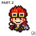 【PART.2】 全40種 ピクセルワンピース ノーマルサイズ ONE PIECE ドット絵 アニメ キャラクターステッカー OPXL2 gs 公式グッズ