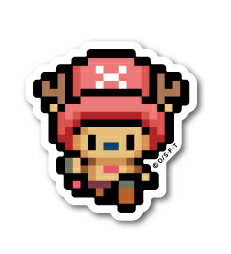 ピクセルワンピース ステッカー チョッパー ミニサイズ OPX006S ONE PIECE ドット絵 漫画 アニメ キャラクター グッズ