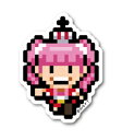 ピクセルワンピース ステッカー ペローナ ミニサイズ OPX025S ONE PIECE ドット絵 漫画 アニメ キャラクター グッズ