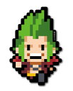 ピクセルワンピース ステッカー バルトロメオ ノーマルサイズ OPX031 ONE PIECE ドット絵 漫画 アニメ キャラクター グッズ
