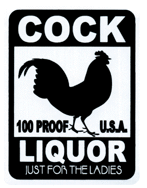 ステッカー No 111　COCK LIQUOR