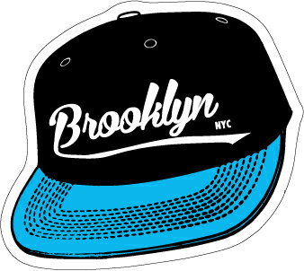 Rakuten - ステッカー No 1230 BrooklynBLUE