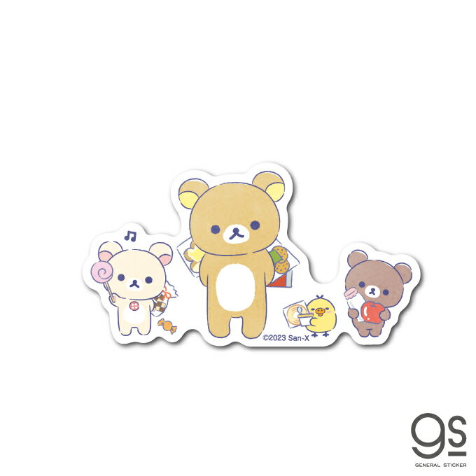 樂天商城 - リラックマ ダイカットステッカー07 かわいい キャラクターステッカー 中の人 キイロイトリ きぐるみ ゆるキャラ イラスト gs 公式グッズ RIK-007