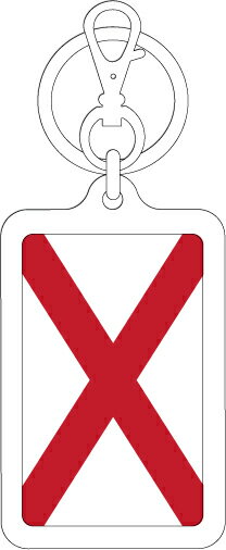 KSK373 北アイルランド NORTHERN IRELAND 国旗キーホルダー 旅行 国旗 フラッグ スーツケース(4)