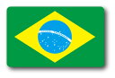 SK229 国旗ステッカー ブラジル BRAZIL 