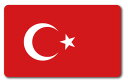 SK247 国旗ステッカー トルコ TURKEY 100