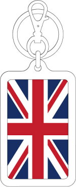 KSK280 イギリス ENGLAND 国旗キーホルダー 旅行 スーツケース