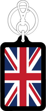 KSK280 イギリス ENGLAND 国旗キーホルダー 旅行 スーツケース