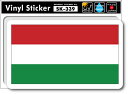 SK339 国旗ステッカー ハンガリー HUNGARY 国旗 フラッグ 旅行 スーツケース 車 PC グッズ