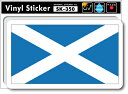 SK350 国旗ステッカー スコットランド SCOTLAND 国旗 フラッグ 旅行 スーツケース 車 PC グッズ(3)