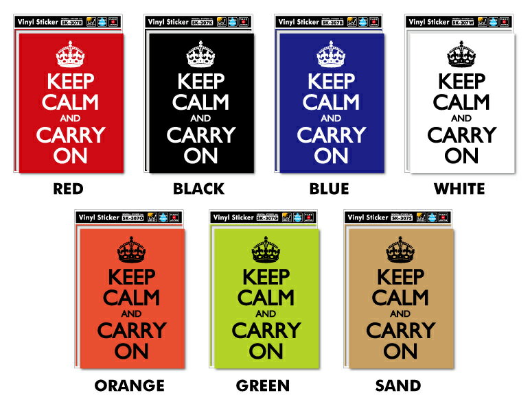 KEEP CALM AND CARRY ON LTCY RiEBX΍ SK307 XebJ[ ڈ X[cP[X ObY