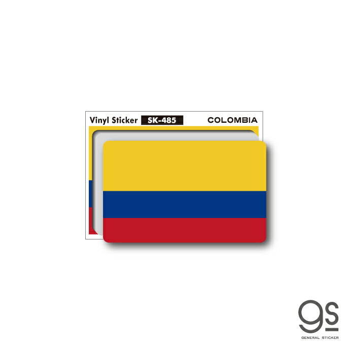 国旗ステッカー コロンビア COLOMBIA 1