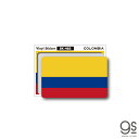 国旗ステッカー コロンビア COLOMBIA 100円国旗 旅行 フラッグ 目印 スーツケース 車 PC スマホ SK485 gs グッズ