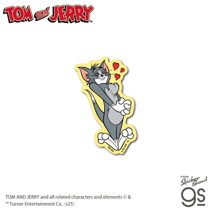 樂天商城 - トムとジェリー ダイカットミニステッカー ドキドキ アニメ 映画 TOM and JERRY 人気 スマホ 可愛い アメリカ キャラクター gs 公式グッズ TMJ004