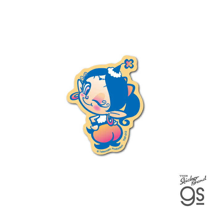 アクビガール ダイカットミニステッカー ウィンク タツノコプロ アニメ 懐かし 人気 スマホ 手帳 スーツケース キャラクター gs 公式グッズ TNP012