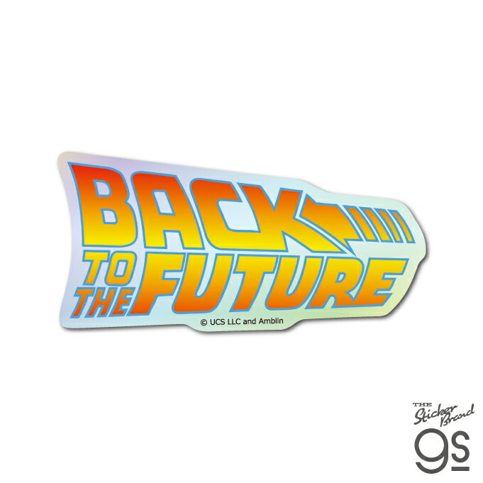 BTTF ホログラムステッカー ロゴ バック・トゥ・ザ・フューチャー BACK TO THE FUTURE 40周年 ユニバーサル 映画 ドク マーティ gs 公式グッズ BTF014