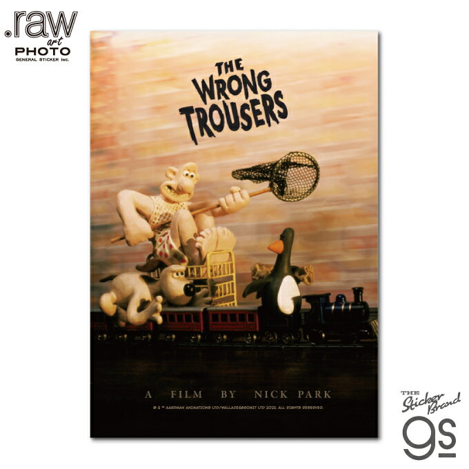 ウォレスとグルミット フォトアートポスター THE WRONG TROUSERS アニメ 映画 A4サイズ インテリア 犬 イギリス キャラクター gs 公式グッズ WGT043