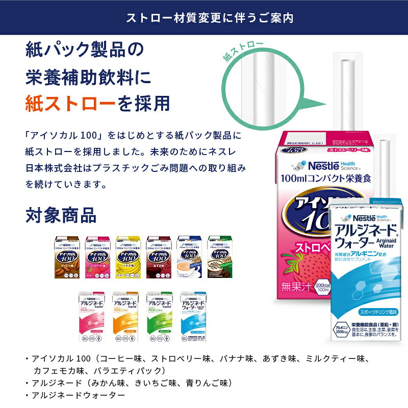 ネスレヘルスサイエンスアルジネード ウォータースポーツドリンク風味125ml×12本セット栄養機能食品 アルギニン2500mg・亜鉛・銅　100Kcal auc-genki-kai-10010365 介護ストアげんき介 楽天市場店 サンプル画像2