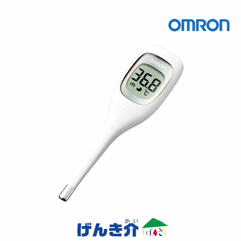 検温結果が見やすく、使いやすいスタンダードタイプ。 オムロン 電子体温計 MC-681 けんおんくん ・平均20秒の予測検温。 ・検温結果が見やすい大きな文字。 ・検温終了を、ブザーでお知らせ。 ・携帯・保管に便利な収納ケース付。 ・電池交換が可能。 OMRON 【 MC-681 】 オムロンヘルスケア W826185 ワキ下用 一般体温計 1. 大きな文字で検温結果をお知らせ。 　検温結果は、大型液晶画面に大きな文字で見やすく表示。 　小さな文字が見えにくくなった方にも安心して使っていただけます。 2. わきにはさみやすい、コンパクトデザイン。 　小さくて軽いコンパクトデザインなので、わきにはさみやすく、 　腕の細いお子さまや高齢の方でも、より楽に検温できます。 3. はさみやすく、ずれにくい　フラット感温部。 　先端が平らになった、オムロン独自のフラット形状を感温部に採用。 　わきにしっかりフィットしてずれにくいため、 　誰でも簡単に正しく検温できます。 4. 検温終了をお知らせする、聞き取りやすいブザー音。 　予測検温が終了すると、お知らせブザーが鳴ってお知らせします。 　ブザー音は、高音と低音を組み合わせた聞き取りやすい音を採用しました。 5. 平均20秒のスピード検温。 　検温を開始してからの体温の変化を、当社独自の分析・演算技術で 　高速演算処理し、約20秒で約10分後の体温を予測します。 ※予測検温終了後にそのままはさみ続けると、実測検温が始まります。 持ち運びに収納に便利な収納ケース付き。 前回値メモリ、前回の測定結果が表示されるので、結果の確認に役立ちます。 オートパワーオフ、電源を切り忘れても約15分後に自動的に電源が切れます。 ■ 仕　様 測定方式　：予測式（予測検温・実測検温兼用） 検温部位　：ワキ下 体温表示　：3桁+℃表示、0.1℃毎 検温時間　：予測 約20秒 （電子音で告知） 実　測　　：約10分 （電子音で告知：検温終了 ピポピポ音） メモリ　　：（前回値） オートパワーオフ 電池寿命の目安：予測検温 約15000回／実測検温 約3000回 電　源　　：リチウム電池 CR2016×1 外観寸法　：約 幅30×長さ110×厚さ14 mm 質　量　　：約18g（電池含む） ■ 付属品 ・収納ケース ・お試し用電池（リチウム電池CR2016×1個） ・取扱説明書（医療機器添付文書・品質保証書付き） ・EMC技術資料