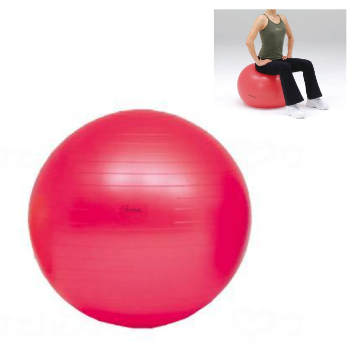 ［直送品］　ボディボール　赤　55　H7261　トーエイライト　W622064