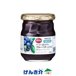 マービー 低カロリー ブルーベリージャム 瓶詰タイプ 230g 低カロリージャム ブルーベリー 砂糖不使用 H＋Bライフサイエンス（ハーバー研究所）