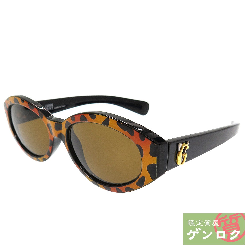 【中古】 ヴェルサーチ サングラス MOD 461 COL.810 プラスチック オレンジ×ブラック ベルサーチ VERSACE【質屋】【代引き手数料無料】