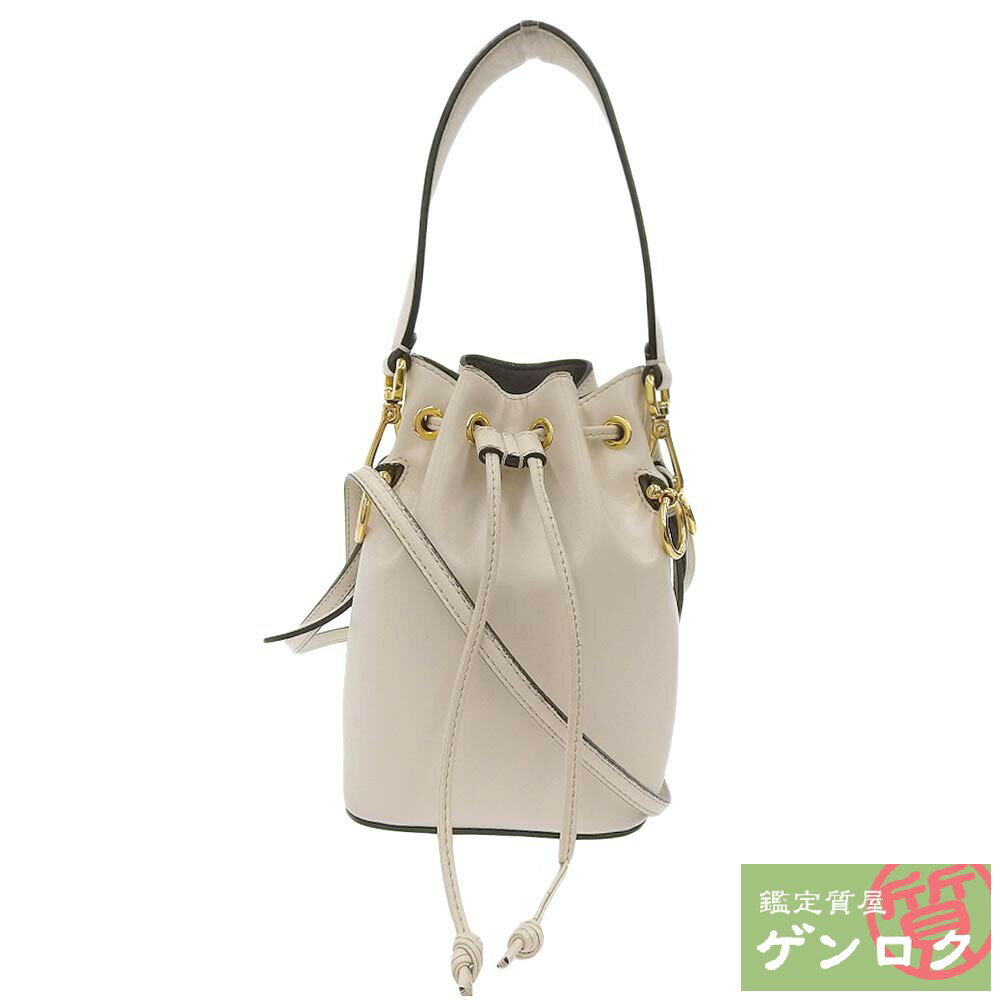 【中古】 フェンディ ミニモントレゾール　2WAYハンドバッグ ショルダーバッグ レザー ベージュ系 レディース FENDI【質屋】【代引き手数料無料】のサムネイル