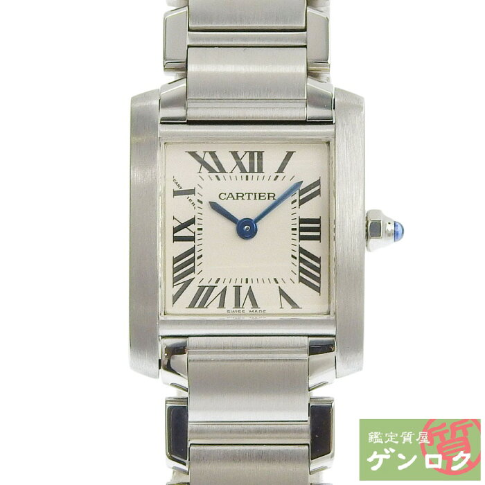 【中古】CARTIER カルティエ タンクフランセーズ レディース クォーツ 腕時計 2384【質屋】【代引き手数料無料】