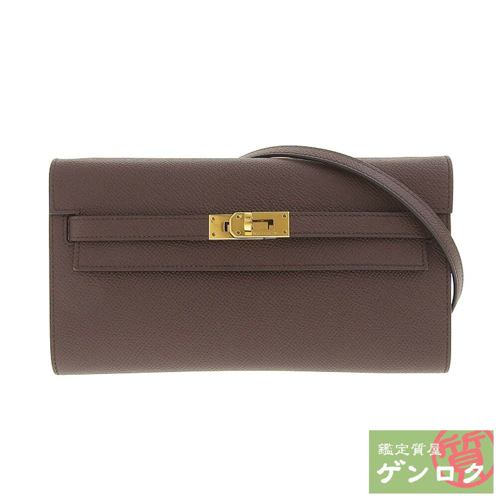 【中古】HERMES エルメス ケリートゥゴー ウォレット 2WAYバッグ 斜め掛け ショルダーバッグ ボルドー レザー Z刻印(2021年) レディース【質屋】【代引き手数料無料】のサムネイル