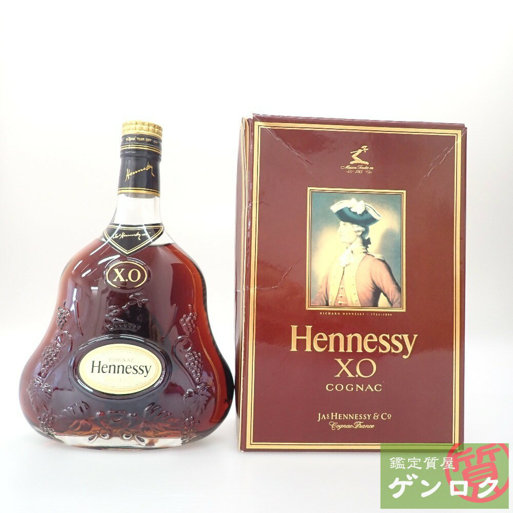 【中古】 ヘネシー XO　コニャック　ブランデー お酒　古酒　洋酒　アルコール分　40度　700ml　クリアボトル　未開栓【質屋】【代引き手数料無料】