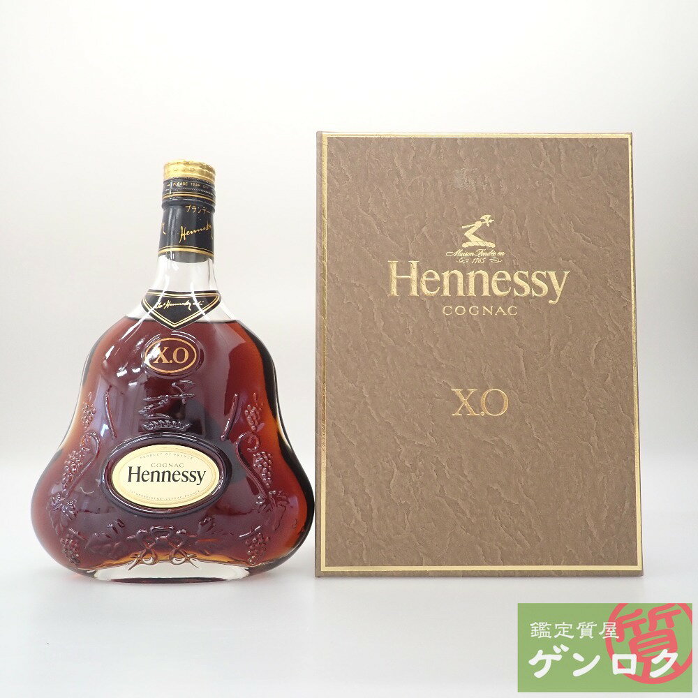 【中古】 ヘネシー XO　コニャック　ブランデー お酒　古酒　洋酒　アルコール分　40度　700ml　クリアボトル　未開栓【質屋】【代引き手数料無料】