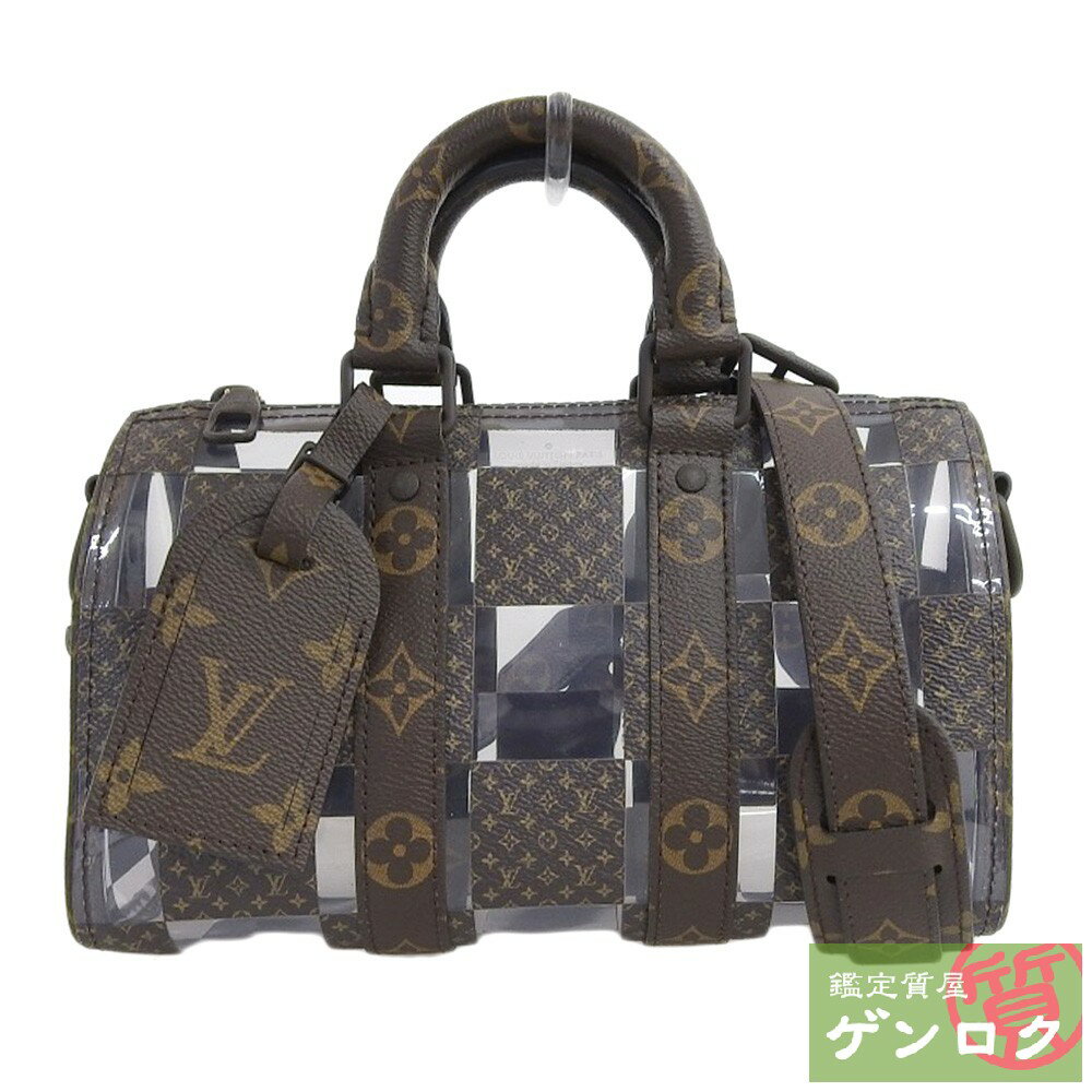 【中古】LOUIS VUITTON ルイ・ヴィトン モノグラムチェス キーポルバンドリエール25 ボストンバッグ 2WAY ハンドバッグ 未使用 M20872【質屋】【代引き手数料無料】のサムネイル