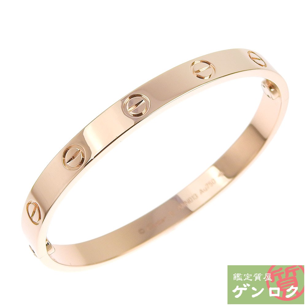 【中古】CARTIER カルティエ ラブブレス ブレスレット 750 K18PG #16 レディース【質屋】【代引き手数料無料】