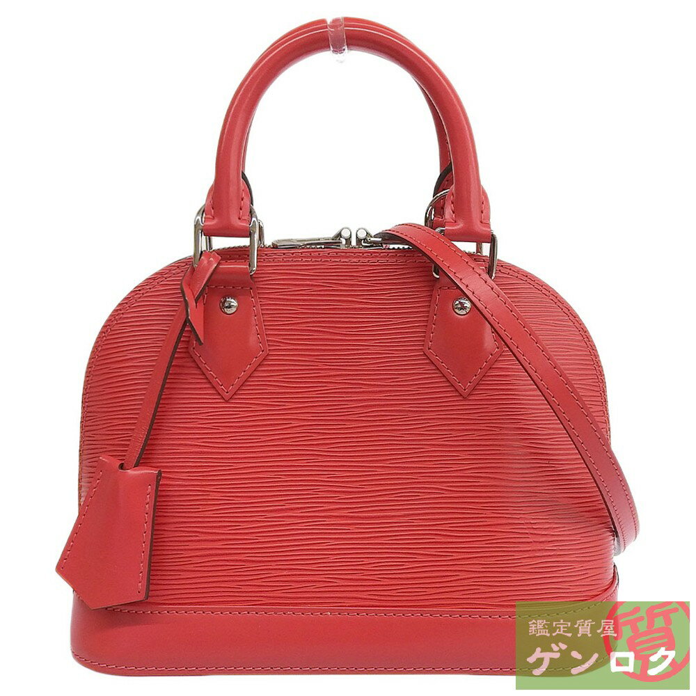 【中古】LOUIS VUITTON ルイ・ヴィトン エピ アルマBB 2WAYバッグ 斜め掛け ショルダーバッグ ハンドバッグ レッド レディース【質屋】【代引き手数料無料】