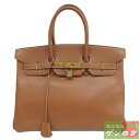 【中古】HERMES エルメス バーキン35 ハンドバッグ トートバッグ ブラウン レザー □C刻印(1999年) メンズ レディース【質屋】【代引き手数料無料...