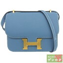 【中古】HERMES エルメス コンスタンス ミニ 2WAY ショルダーバッグ 斜め掛け ニューブルージーン エプソン W刻印(2024年) レディース【質屋】...