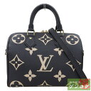 【中古】LOUIS VUITTON ルイ・ヴィトン アンプラント スピーディバンドリエール25 2WAY ショルダーバッグ ハンドバッグ ボストンバッグ ブラッ...