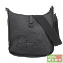【中古】HERMES エルメス エヴリンIIPM ショルダーバッグ 斜め掛け ブラック レザー □H刻印(2004年) レディース【質屋】【代引き手数料無料】(4)