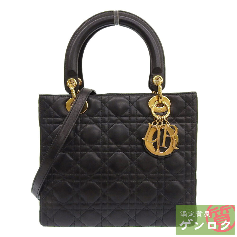 中古品・美品【Dior】ディオール ランデヴー ショルダーバッグ 楽天市場】レディディオール ブラック(ショルダーバッグ