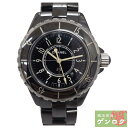 【中古】 シャネル クォーツ j12 腕時計 H0682 セラミック ブラック 黒 CHANEL【質屋】【代引き手数料無料】