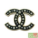 【中古】CHANEL シャネル ココマーク フェイクパール ブローチ【質屋】【代引き手数料無料】