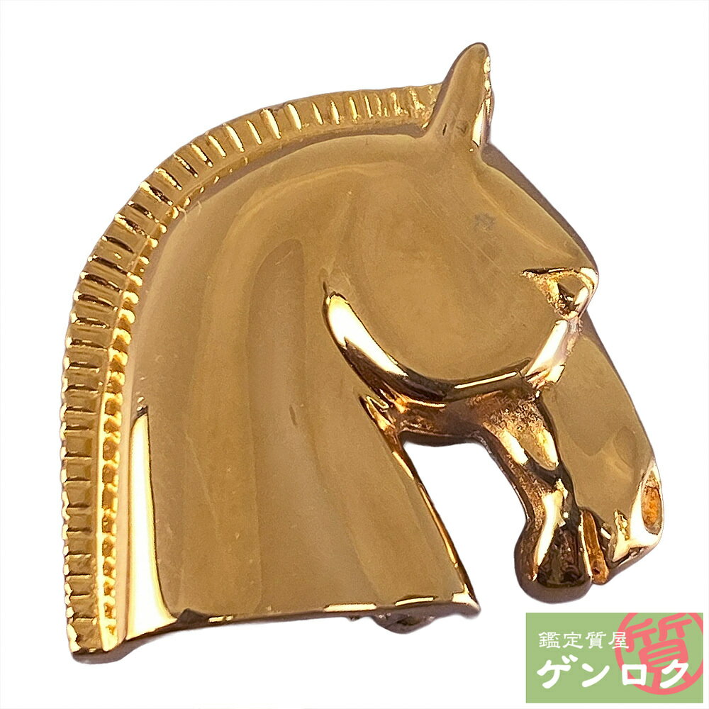 エルメス ゴールドプレート 馬モチーフ ブローチ 楽天市場】エルメス ブローチ ホースの通販