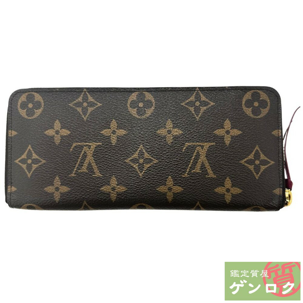 【中古】Louis Vuitton ルイ・ヴィトン モノグラム ポルトフォイユ・クレマンス M60742【質屋】【代引き手数料無料】