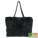 【中古】CHANEL シャネル チェーントートバッグ ショルダーバッグ グリーン系 ファー レザー 6番台 レディース【質屋】【代引き手数料無料】(4)