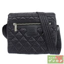 【中古】CHANEL シャネル コココクーン ショルダーバッグ 斜め掛け メッセンジャーバッグ ブラック ナイロン 17番台 レディース【質屋】【代引き手数料無料】(4)
