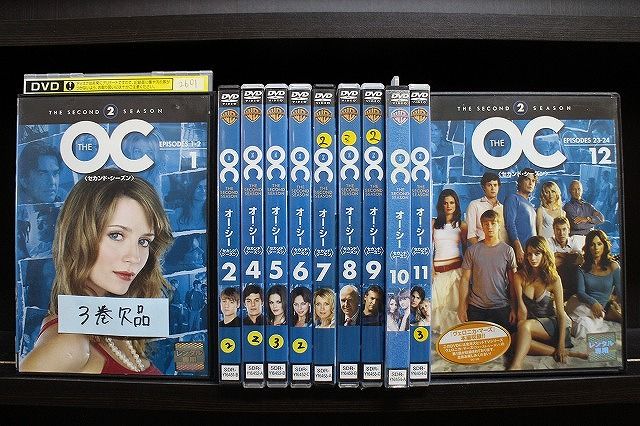 【中古】 DVD THE OC オーシー シーズン2　1〜12巻(3巻欠品) 計11本set ※ケース無し発送 レンタル落ち Z2A492