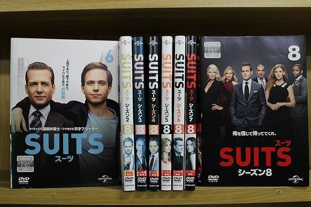 【あす楽】 【送料無料】 〔中古〕 DVD SUITS スーツ シーズン1〜8 全62巻 ※ケース無し発送 レンタル落ち ZKK1514