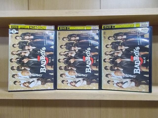 【中古】 DVD BAD BOYS J 1〜4巻(2巻欠品) 3本セット 中島健人 二階堂高嗣 ※ケース無し発送 レンタル落ち ZI6235